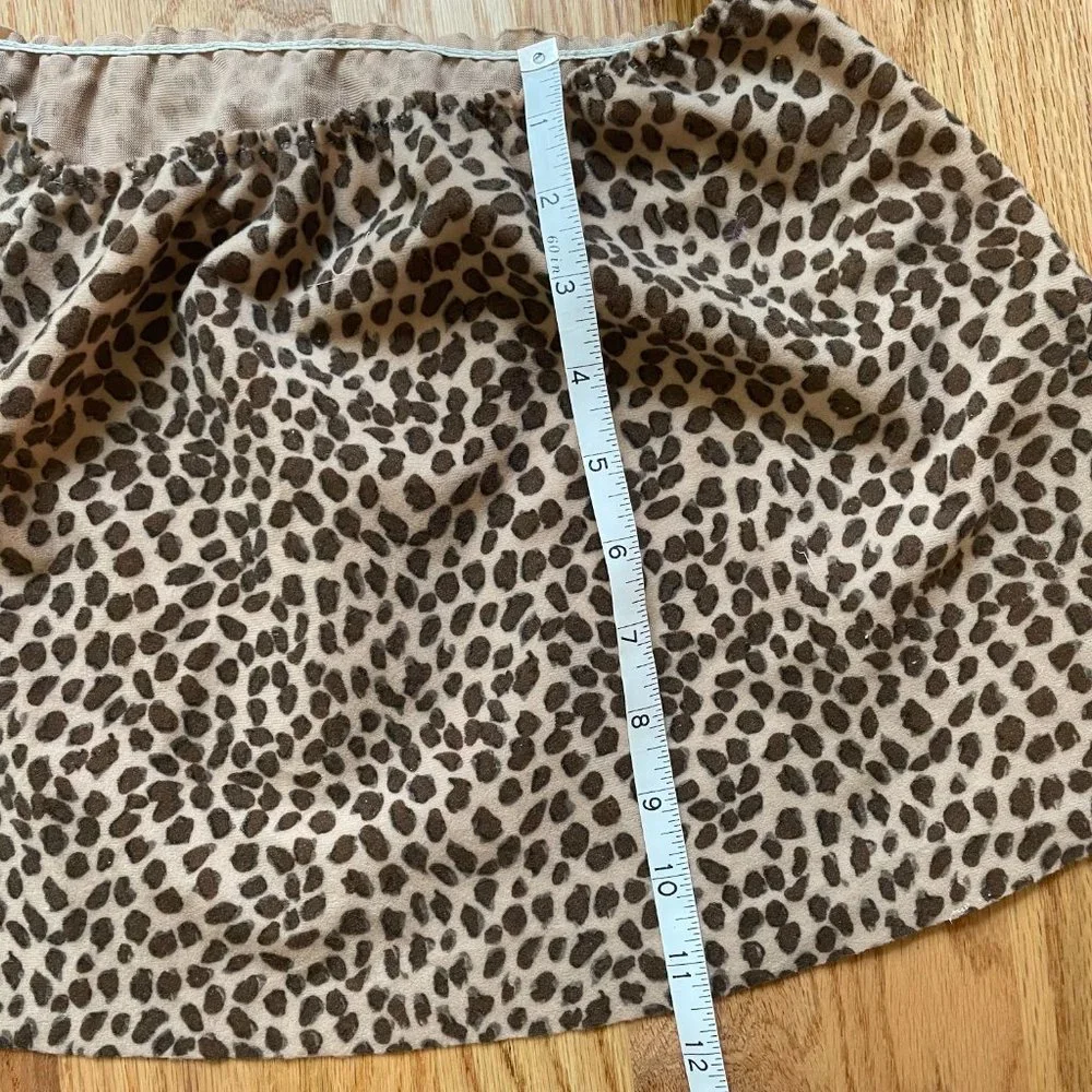 3 Pc Leopard Set Halloween Costume Hat, Skirt & Shoes